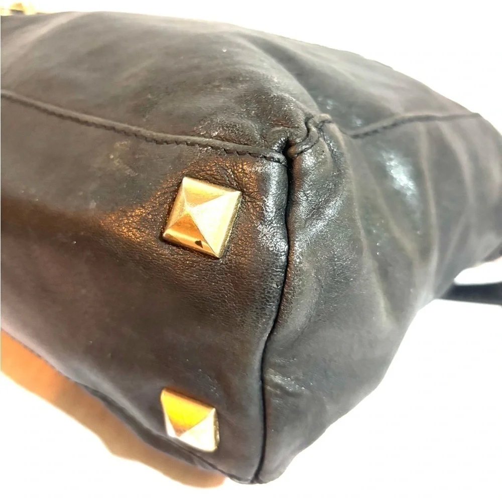 Michael kors Black Leather Handbag